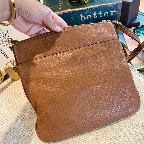 Michael Kors Brown Leather Crossbody Bag - Picture 2 of 13